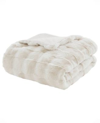 Vivienne Faux Fur Throw, 50" x 60"