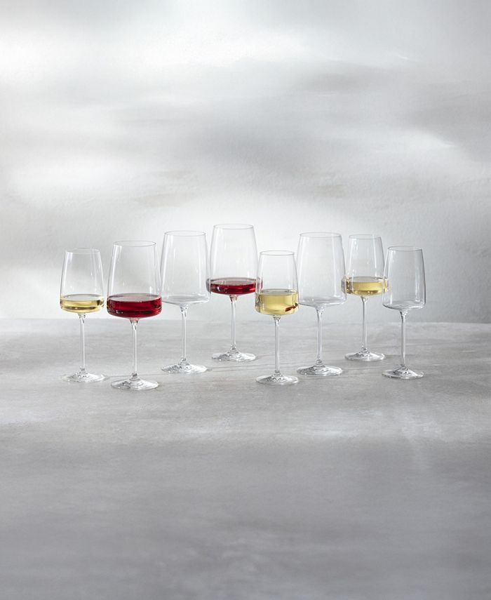 Zwiesel Glas Sensa Red & White Wine Glasses, Set of 8 - White - No Size ‼️Only 6‼️