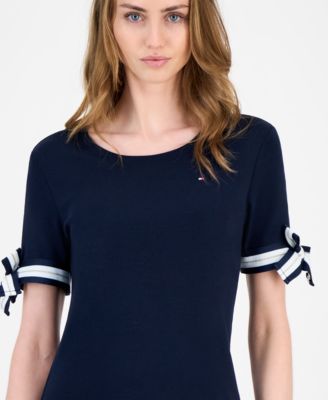 Women's Cotton Tie-Sleeve T-Shirt