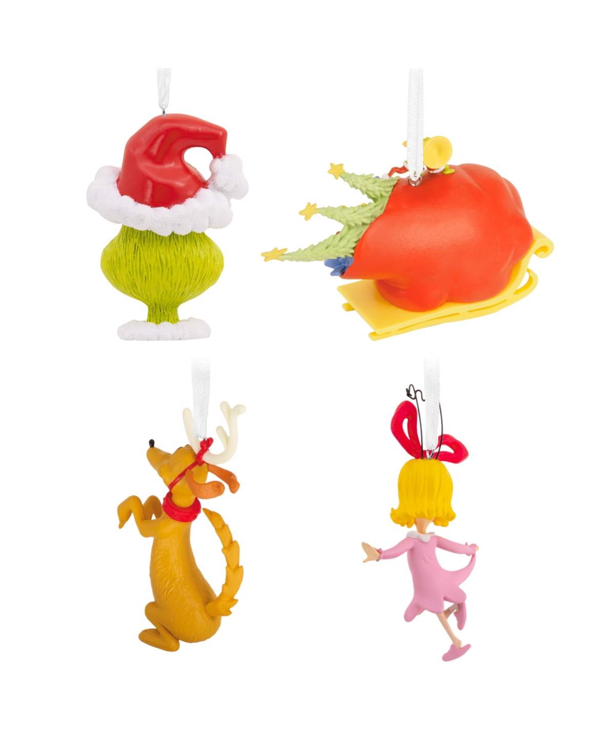 Hallmark Dr. Seuss's How The Grinch Stole Christmas Ornaments, Set Of 4 In Multi