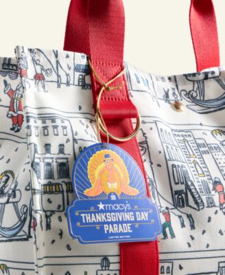 Thanksgiving Day Parade 2025 NYC Scenic Canvas Tote, Macy's Exclusive