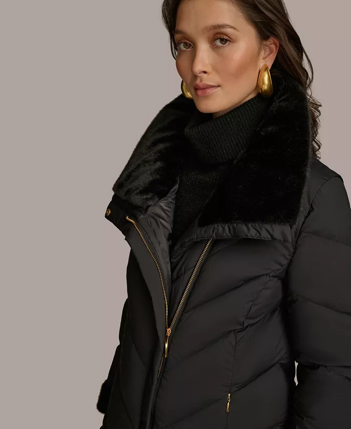 Women's Stretch Zip Closure Coat - thumbnail 6