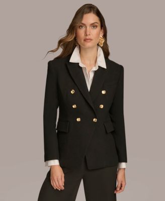 Women's Double Breasted Buttoned Blazer