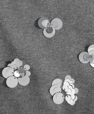 Women's Scattered Paillette T-Shirt, Macy's Exclusive