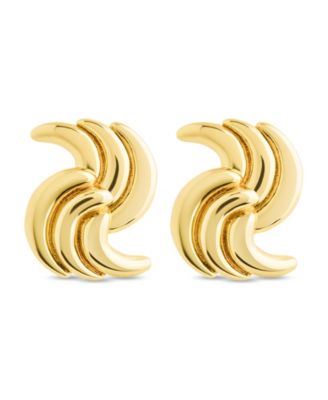 Leni Twist Statement Stud Earrings