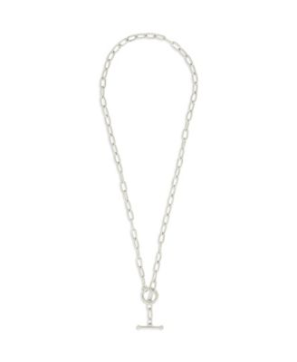 Ledger Paperclip Toggle Necklace