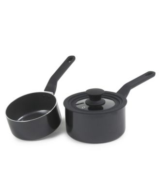 Aluminum 3-Pc. Saucepan Set with Lid