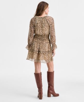 Women's Animal-Print Mini Dress, Macy's Exclusive