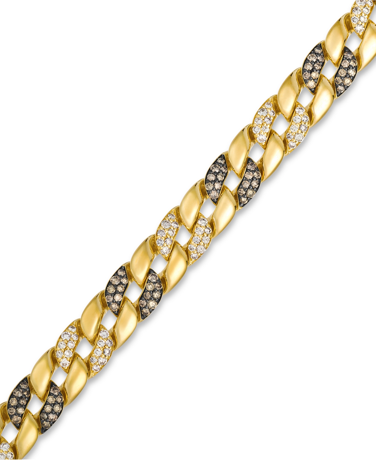 Le Vian Nude Diamond (1.46 Ct. T.w.) And Chocolate Diamond (1.52 Ct. T.w.) Bracelet In 14k Honey Gold In Gold