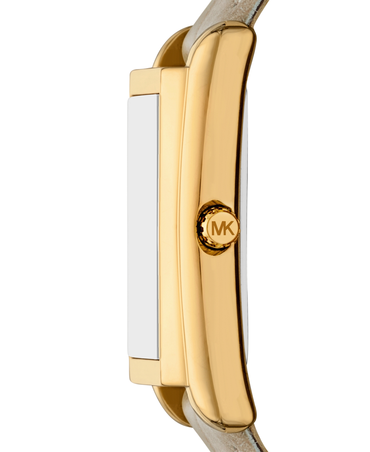 Michael Kors Women's Essex Three-hand Nude Leather Watch, 26x36mm In Brown