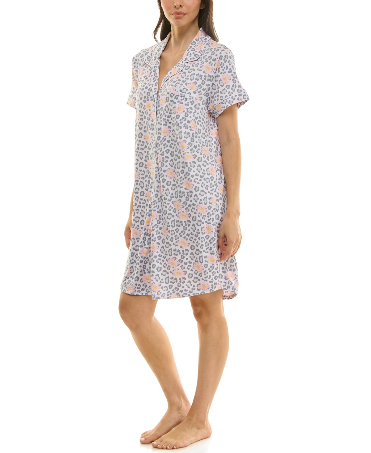 Derek Heart Women's Printed Sleepshirt In Multi