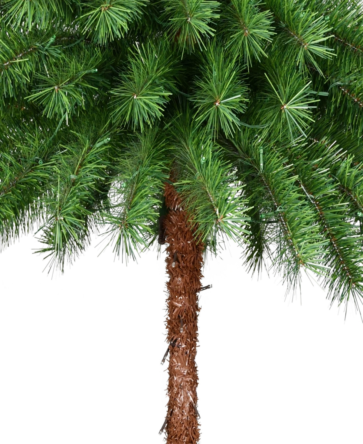 Puleo 6' Pre-lit Artificial Palm Tree In Green