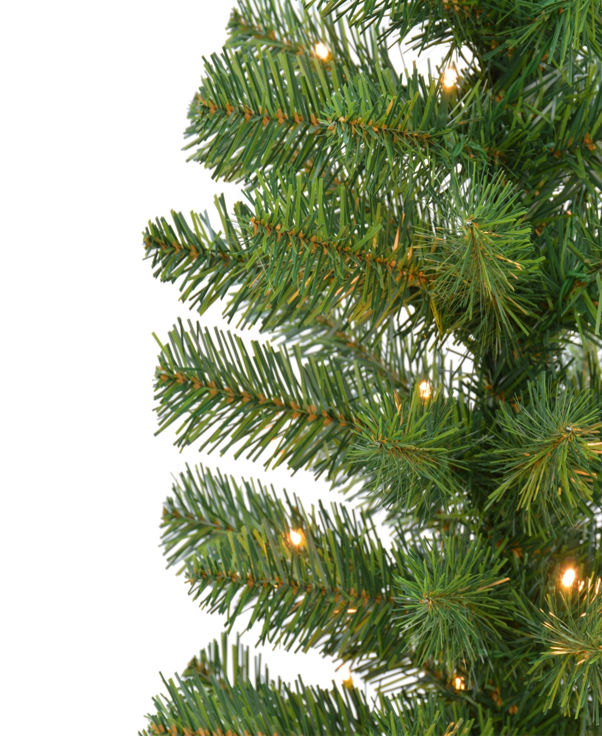 Puleo 3.5' Artificial Pre-Lit Potted Christmas Tree