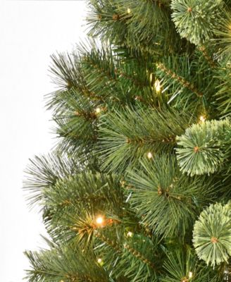 Puleo 4.5' Pre-Lit Artificial Teton Pine Tree with LED Lights