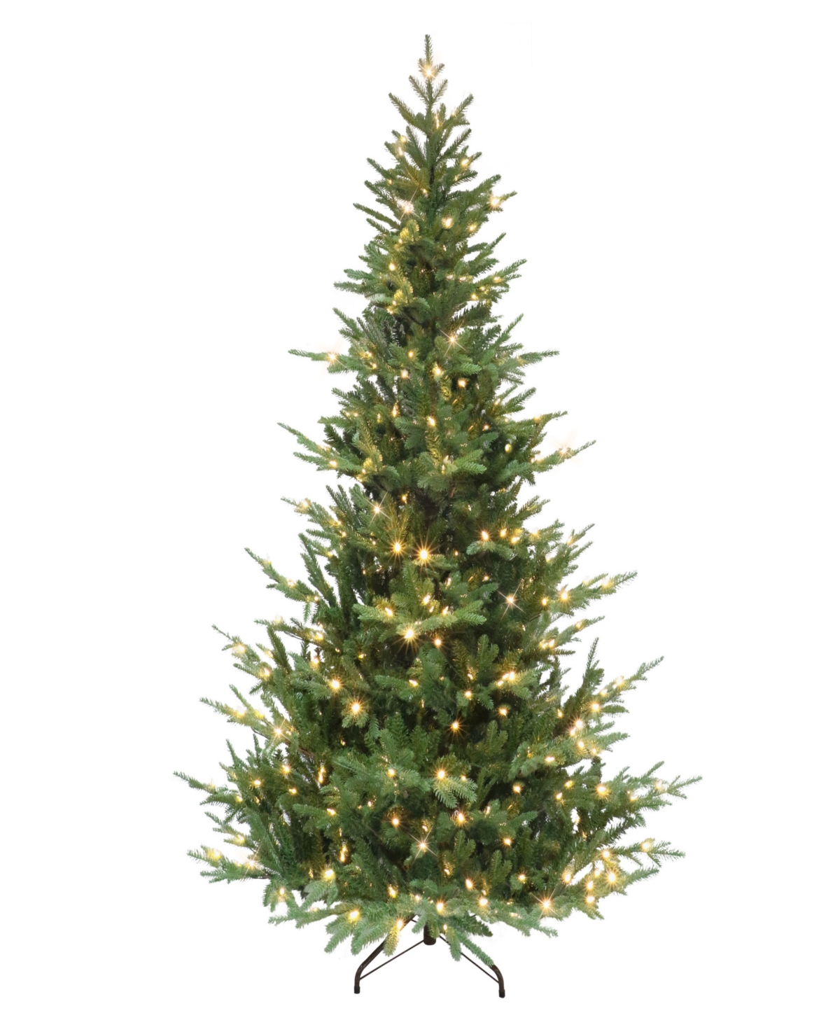 Puleo 7.5' Pre-lit Sacramento Fir Artificial Christmas Tree In Green