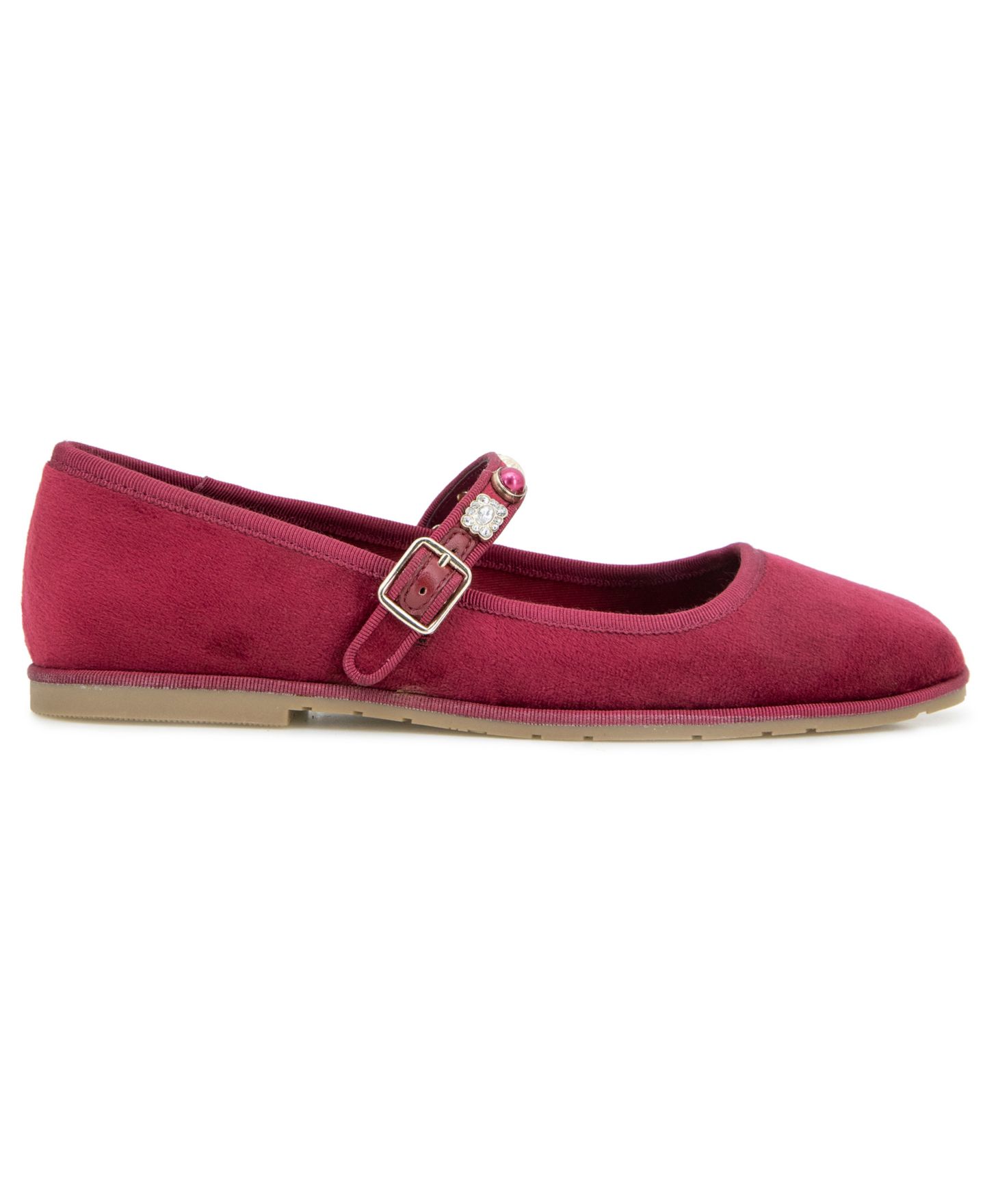 Женские балетки Kenneth Cole Reaction Elda MaryJane Flats, цвет: Тёмный красный — фото 2