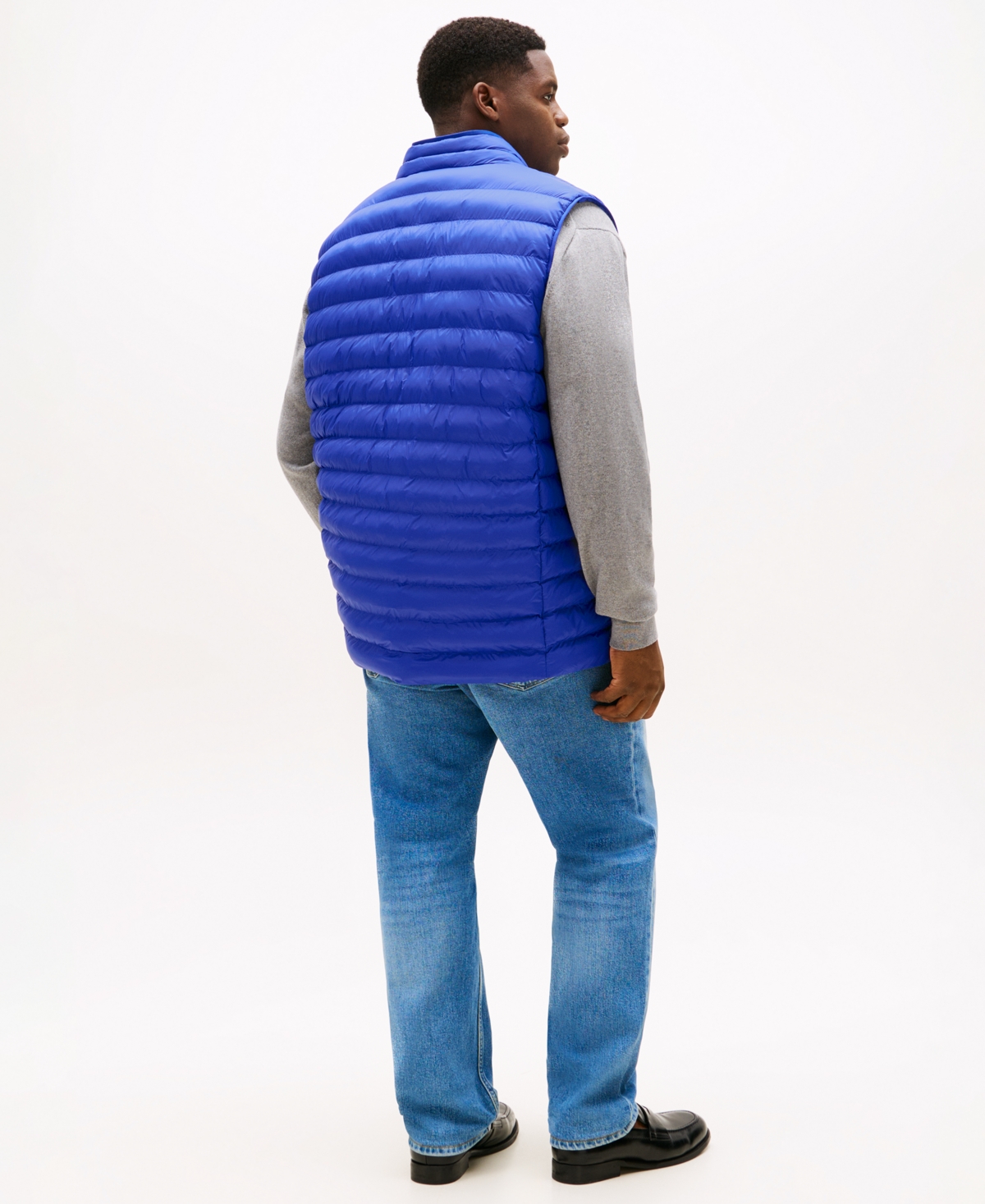Tommy Hilfiger Recycled Packable Vest In Blue