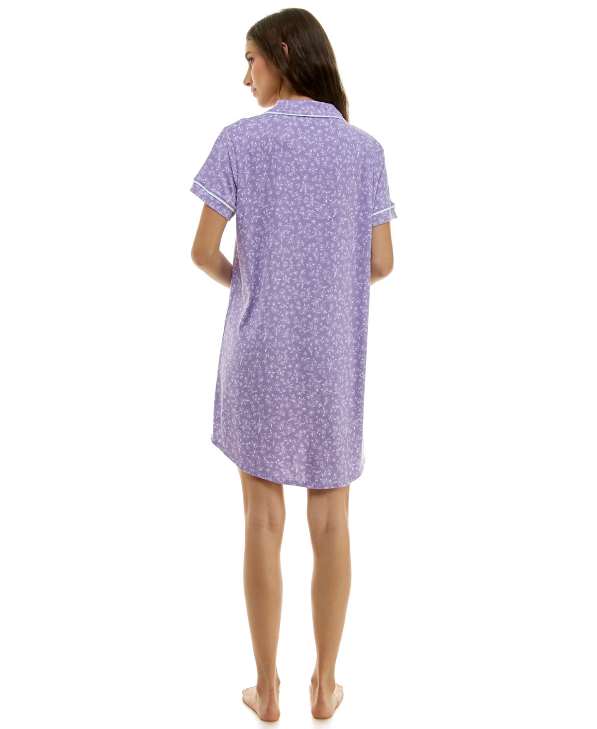 Derek Heart Women's Printed Sleepshirt In Blue