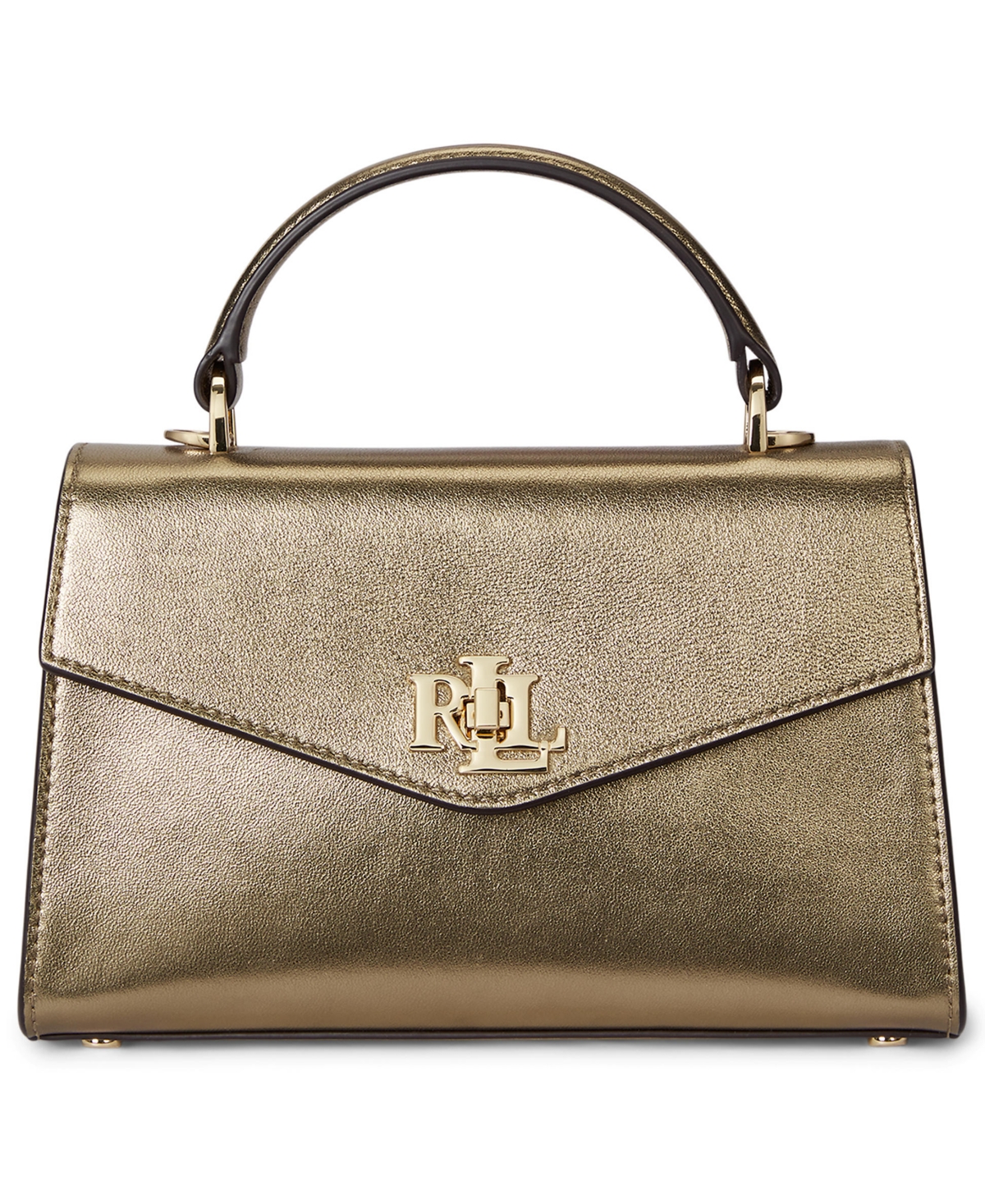 Ralph Lauren Women's Farrah Small Satchel Bag In Gold
