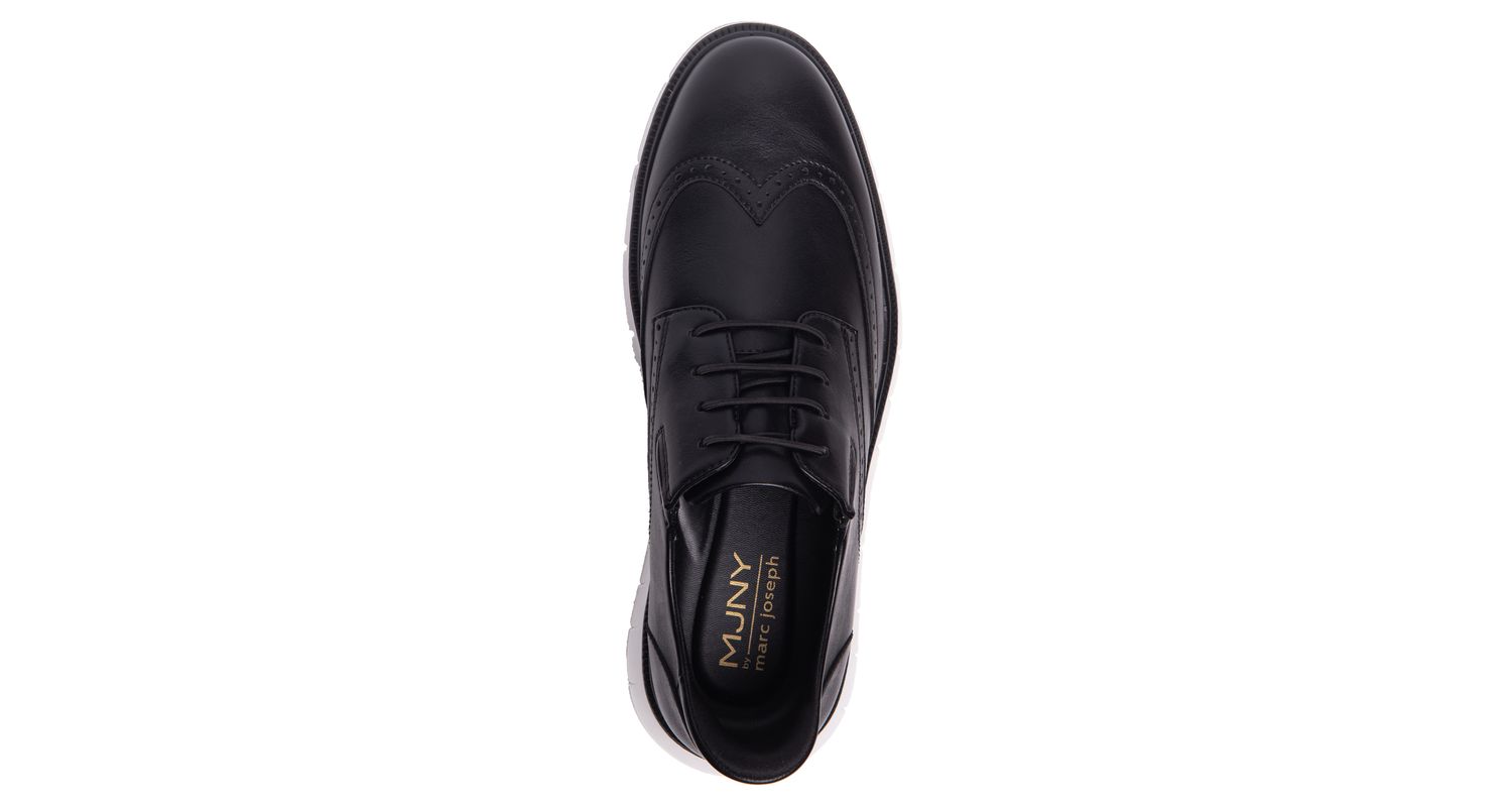 Men's Hill Street Hands-Free Slip On Technology Leather Wingtip Oxfords