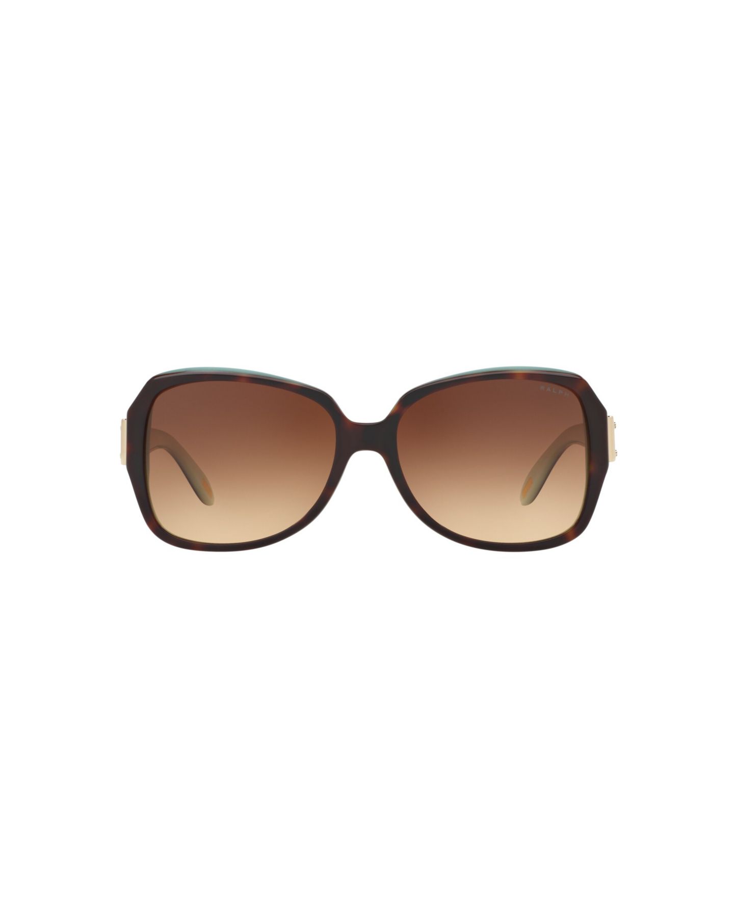 Женские солнцезащитные очки Ralph by Ralph Lauren Square Sunglasses, RA5138, цвет: Гавана — фото 2