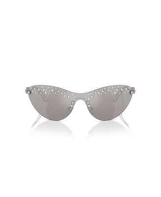 Women's Geometric Crystal Embellished Sunglasses, SK7023