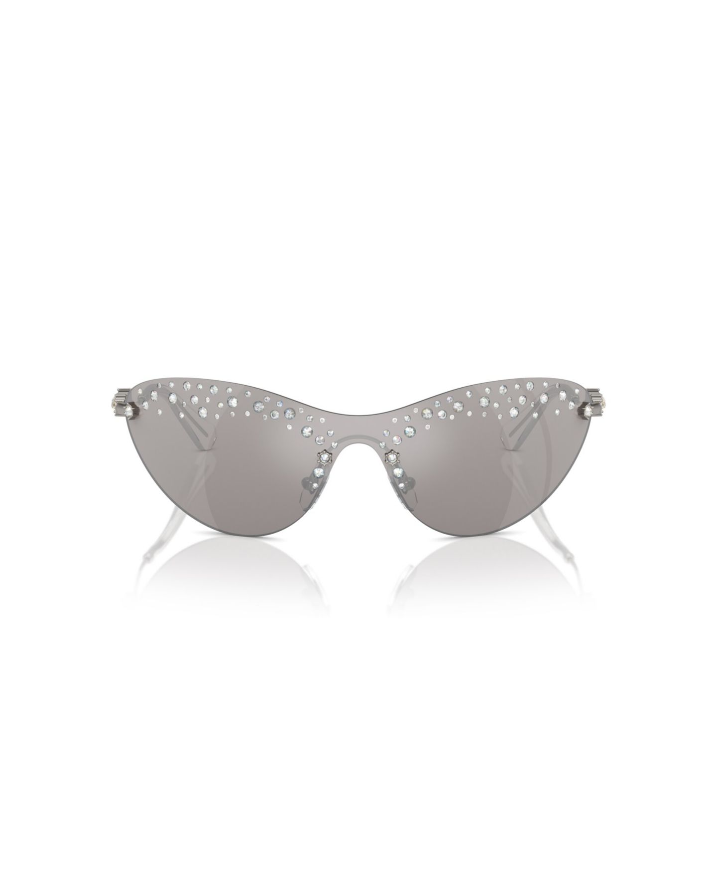 Женские солнцезащитные очки Swarovski Sunglasses, Sk7023, цвет: Графитовый металлик — фото 2