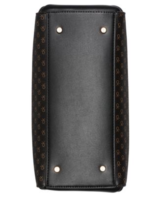 Lowen Signature Triple Compartment Adjustable Crossbody Bag