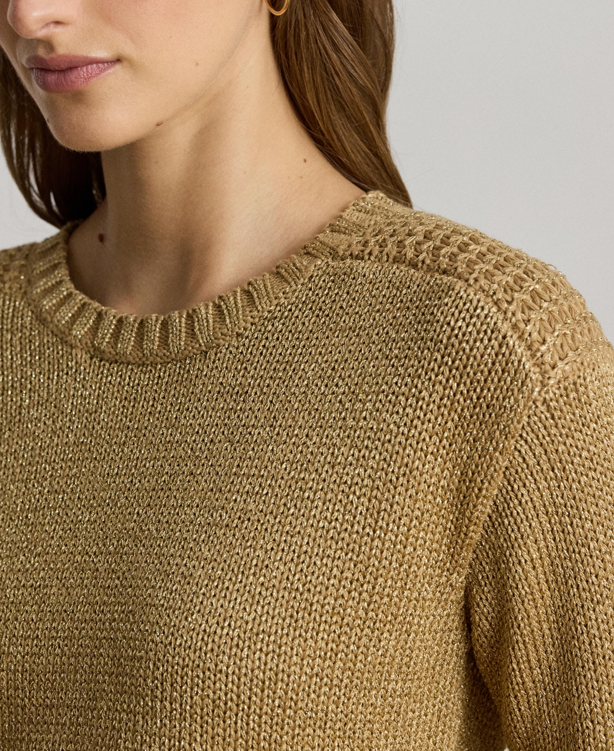 Ralph Lauren Women's Long Sleeve Sweater In Yellow