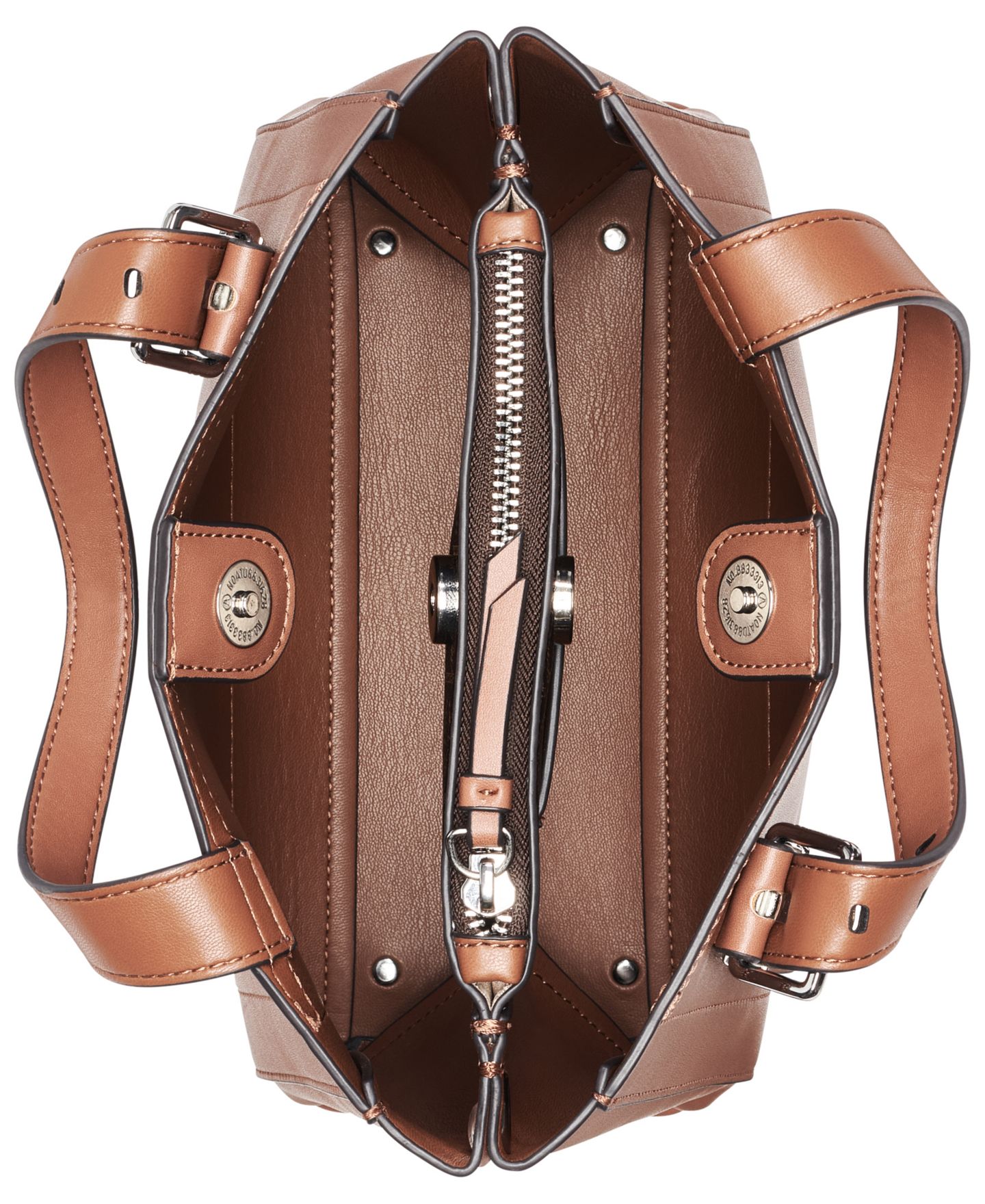Женская сумка Calvin Klein Lowen Triple Compartment Adjustable Crossbody, цвет: Карамельный — фото 4