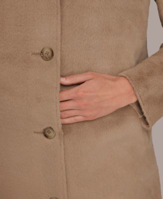 Women's Button Front Maxi Coat