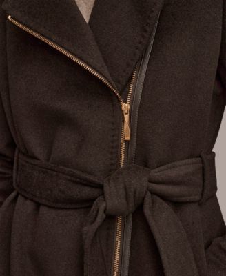 Women's Notch Collared Belted Coat