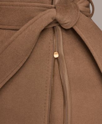 Women's Notch Collared Belted Coat