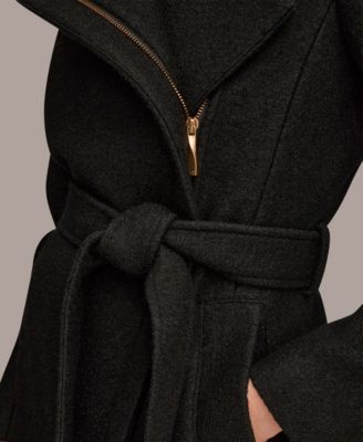 Women's Wing Collar Belted Coat