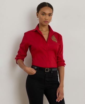 Lauren Ralph Lauren - Women's Classic-Fit Logo Shirt