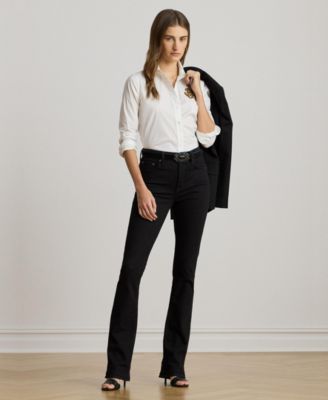 Women's Logo Detail Point Collar Shirt