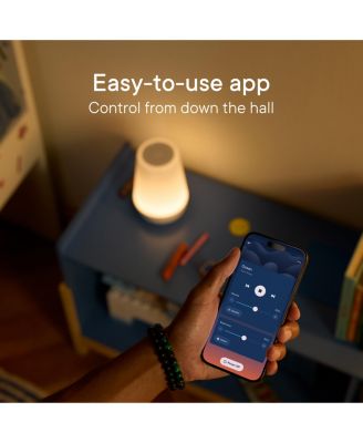 Rest+ Baby & Kids Sound Machine 2nd Gen Child’s Night Light, Alarm Clock, Toddler Sleep Trainer, Time-to-Rise, White Noise, Bedtime Stories, Portable, Backup Battery (with Charging Base)