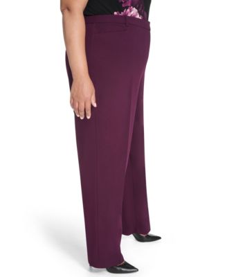 Plus Size High Rise Modern Fit Pants