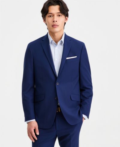 Kenneth Cole Reaction Men's Techni-Cole Suit Separates Slim-Fit Suit Jacket
