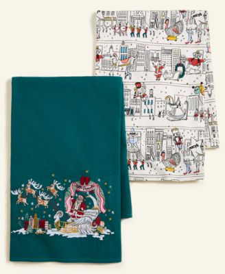 Macy's - Thanksgiving Day Parade Flour Sack Kitchen Towel, Set of 2