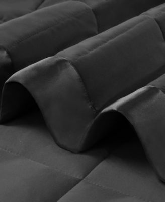 Windom Lightweight Down Alternative Satin Trim Blanket, King