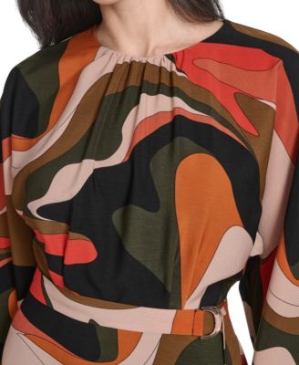 Women's Dolman Sleeve Crewneck Dress