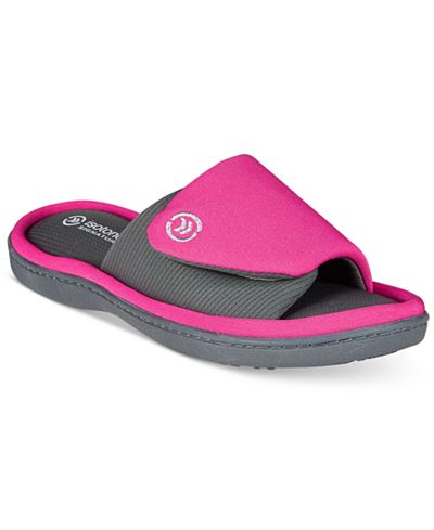 Isotoner Matte Satin Adjustable Slides