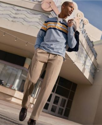 Men's Knockabout Comfort Waist Relaxed Fit Pleated Front Chino Pant