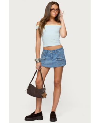 Women's Lury Denim Mini Skort