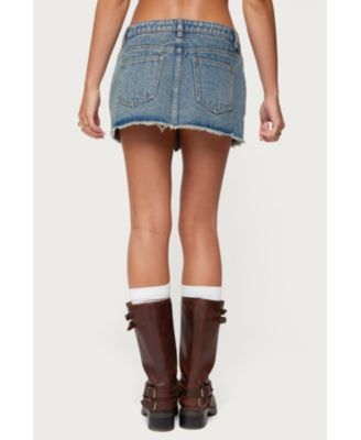 Women's Keiko Studded Denim Mini Skirt