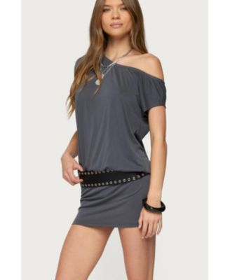 Womens Sevie Off Shoulder Mini Dress