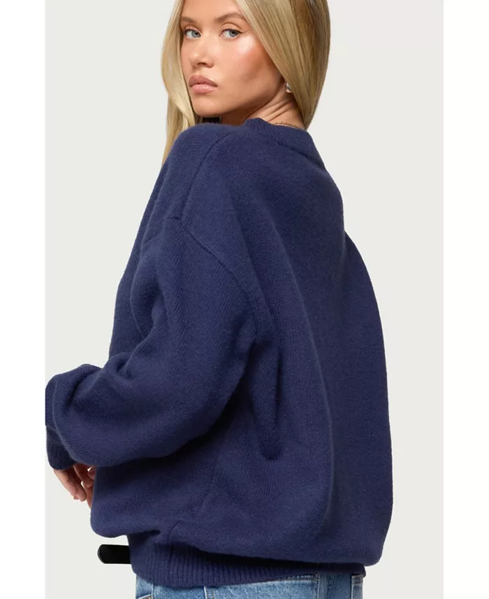 Women's Don'T Be Shellfish Knit Sweater - thumbnail 2