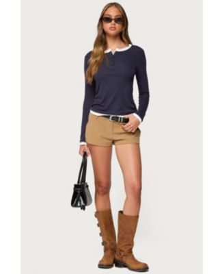 Women's Kyler Corduroy Micro Shorts