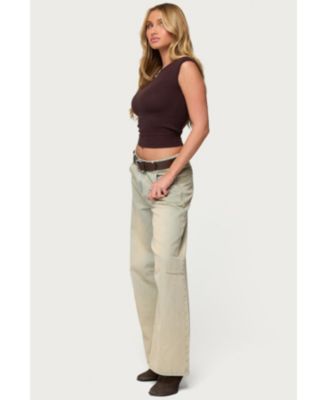 Women's Jarah Pointelle Knit Boat Neck Top